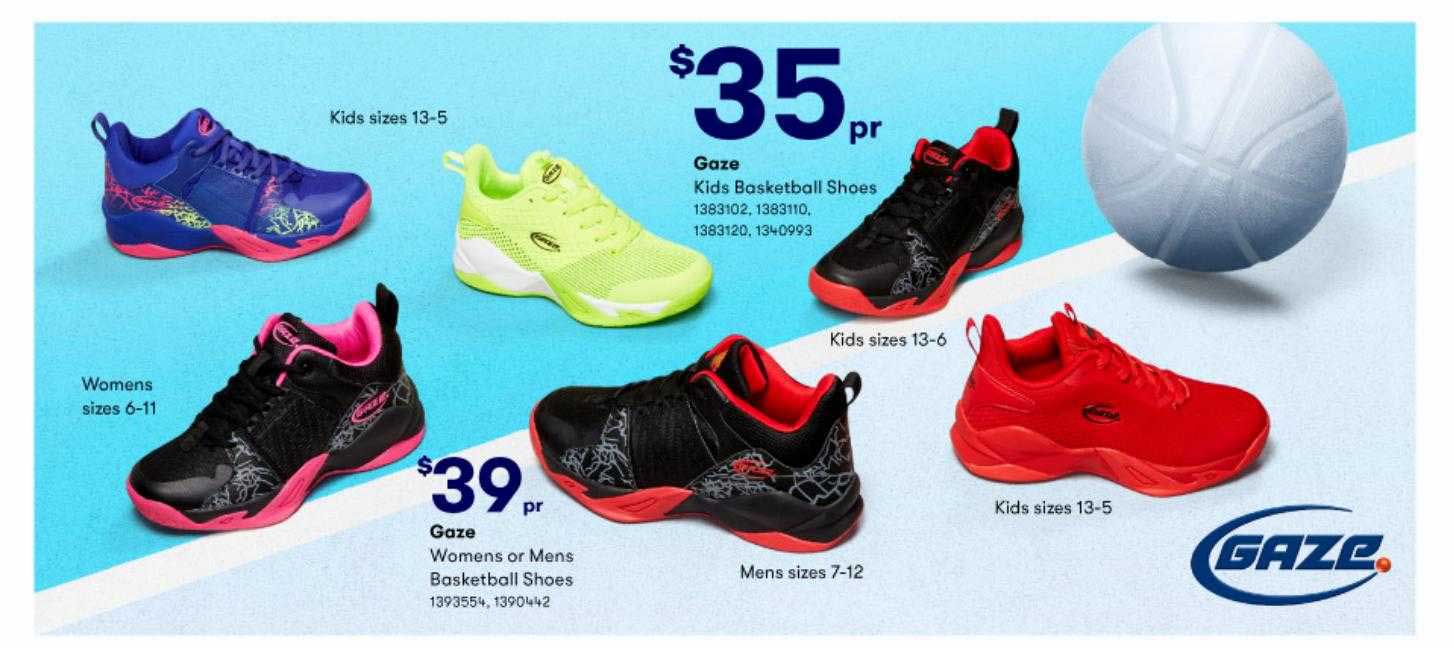 BIG W Gaze Kids Basketball Shoes Womens Or Mens Basketball Shoes