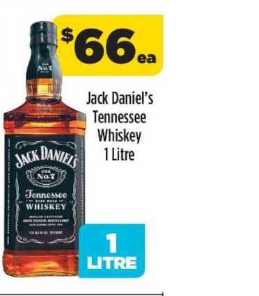 Liquorland Jack Daniel's Tennessee Whiskey 1 Litre