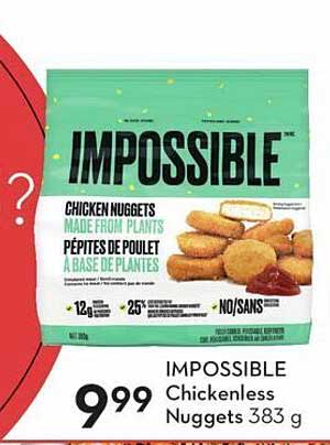 Sobeys Impossible Chickenless Nuggets