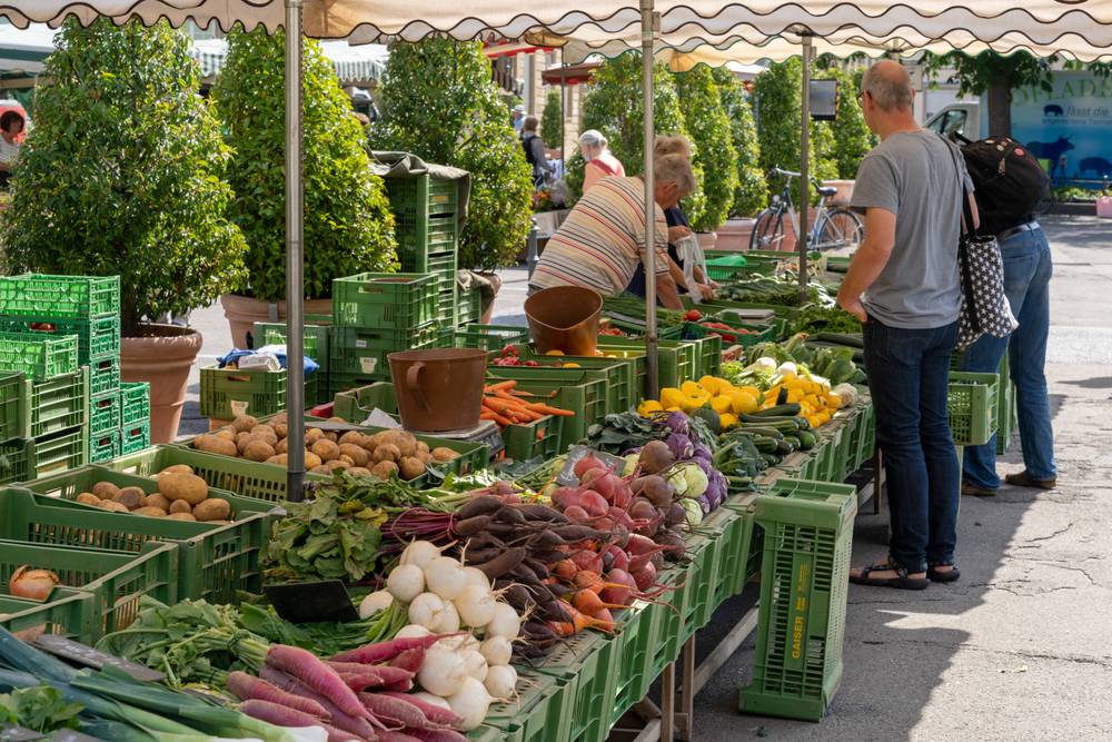 markt groente en fruit