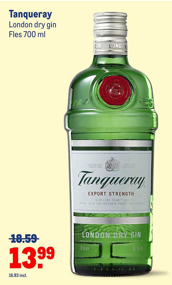 Tanqueray London Dry Gin Aanbieding Bij Makro Folders Nl