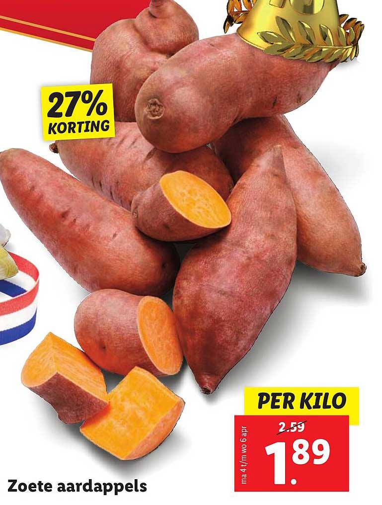 Zoete Aardappels Korting Aanbieding Bij Lidl Folders Nl