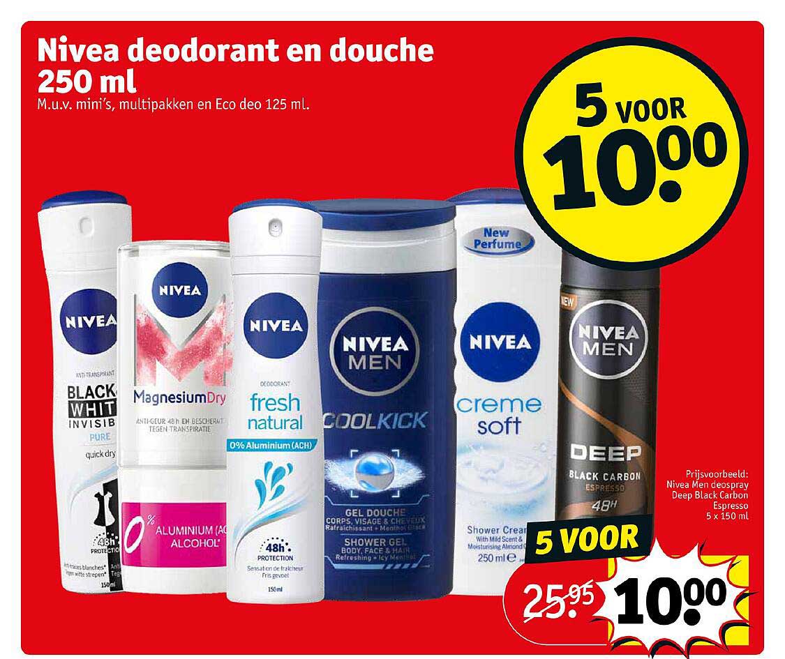 Nivea Deodorant En Douche Aanbieding bij Kruidvat 1Folders.nl