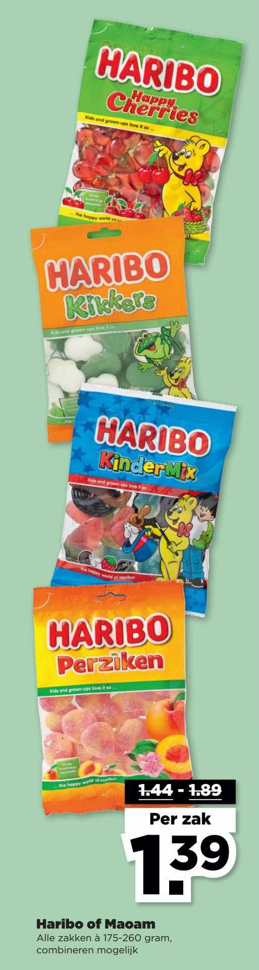 Ax Ribo Plus Haribo Of Maoam Aanbieding bij PLUS - 1Folders.nl