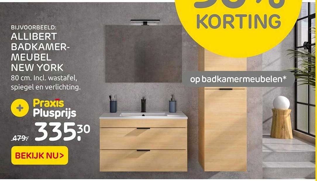Allibert Badkamermeubel New York Aanbieding bij Praxis - 1Folders.nl