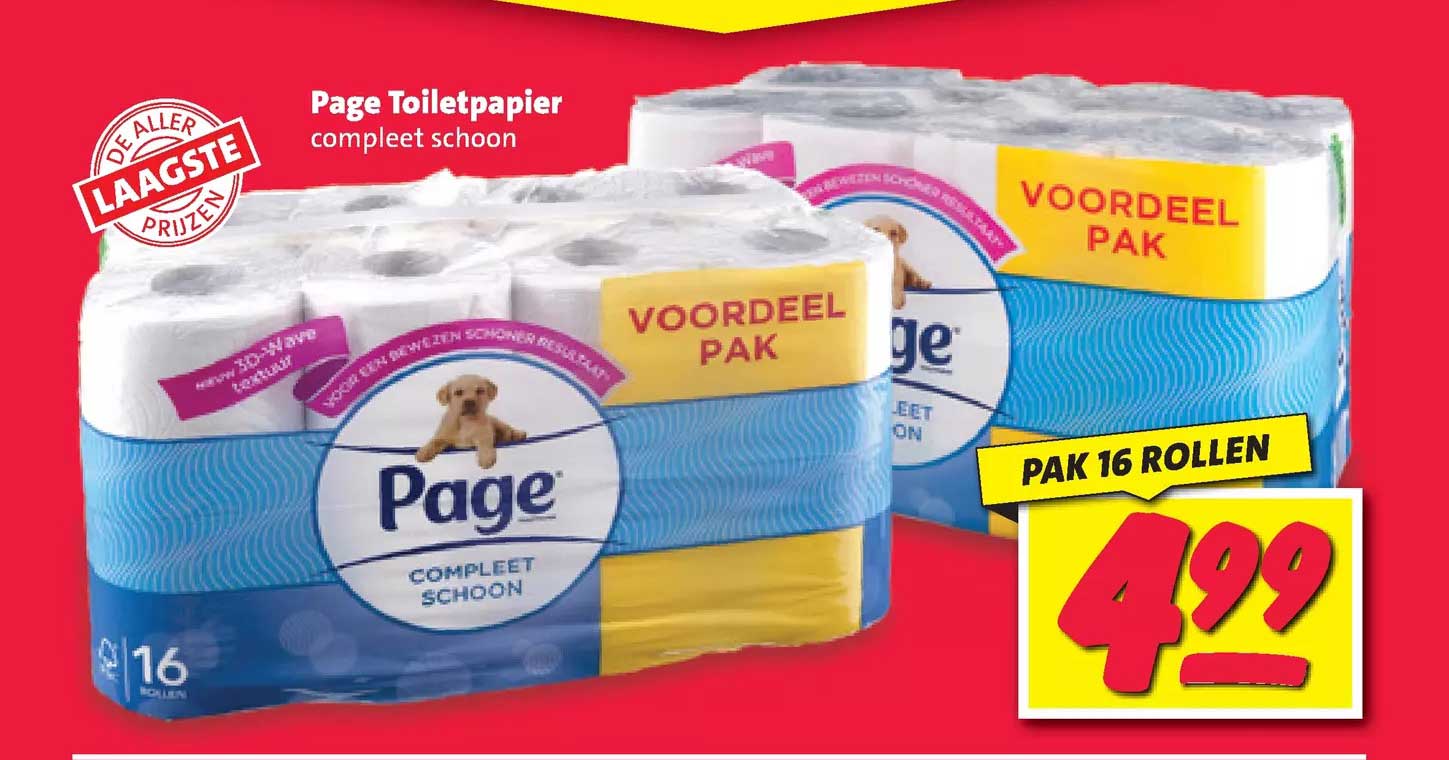 Page Toiletpapier Compleet Schoon Aanbieding Bij Nettorama Folders Nl