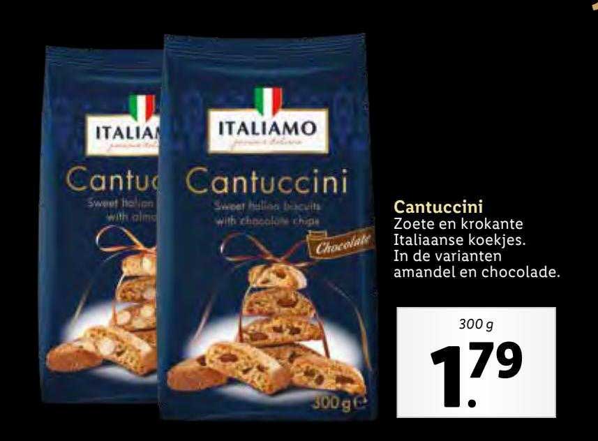 Italiamo Cantuccini Aanbieding Lidl bij