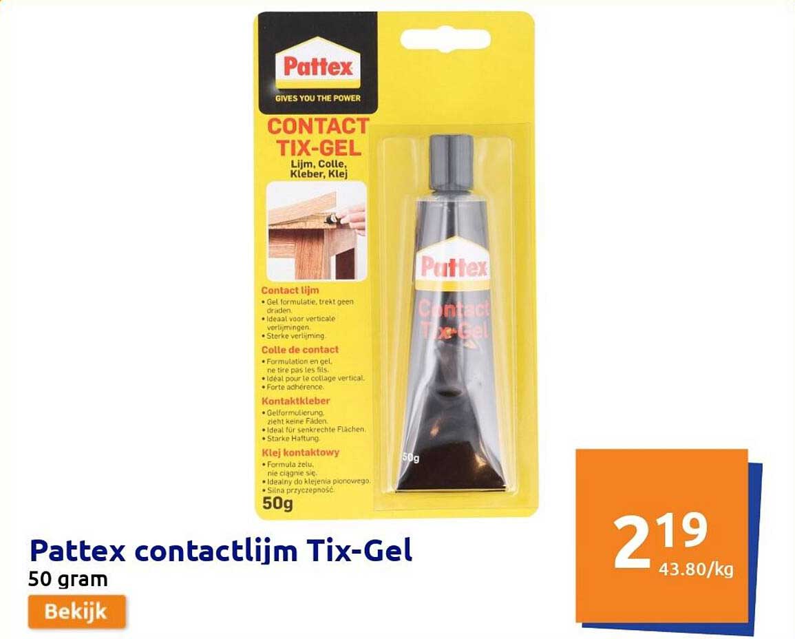 Pattex Contact Tix-gel