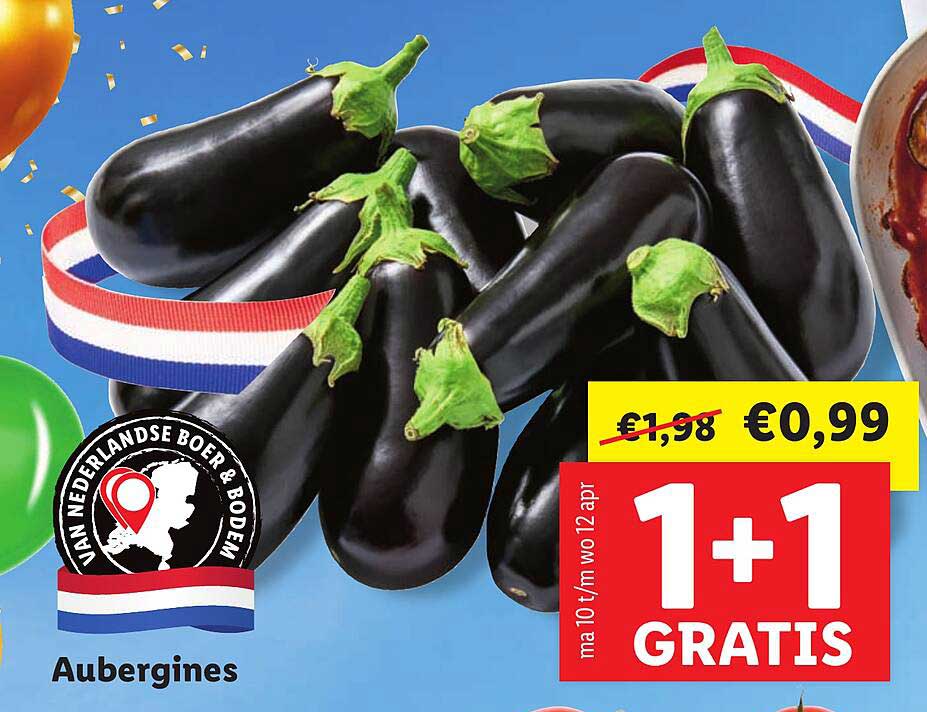Aubergines Aanbieding bij Lidl 1Folders.nl
