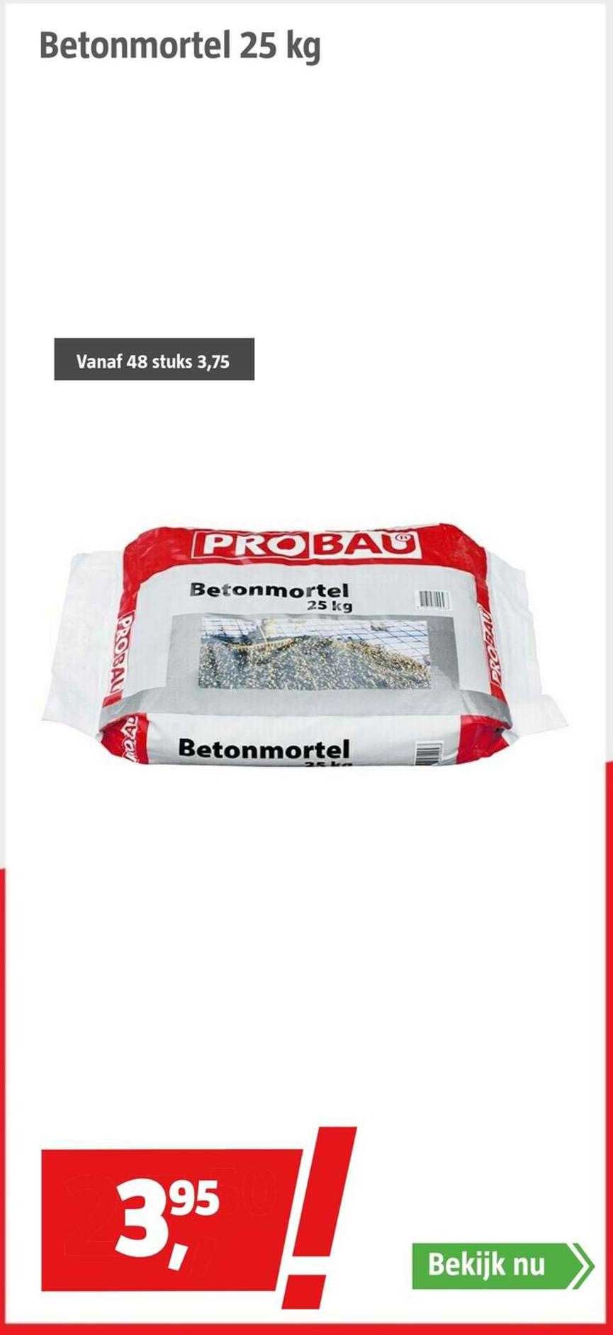 Betonmortel 25 Kg Aanbieding Bij BAUHAUS - 1Folders.nl