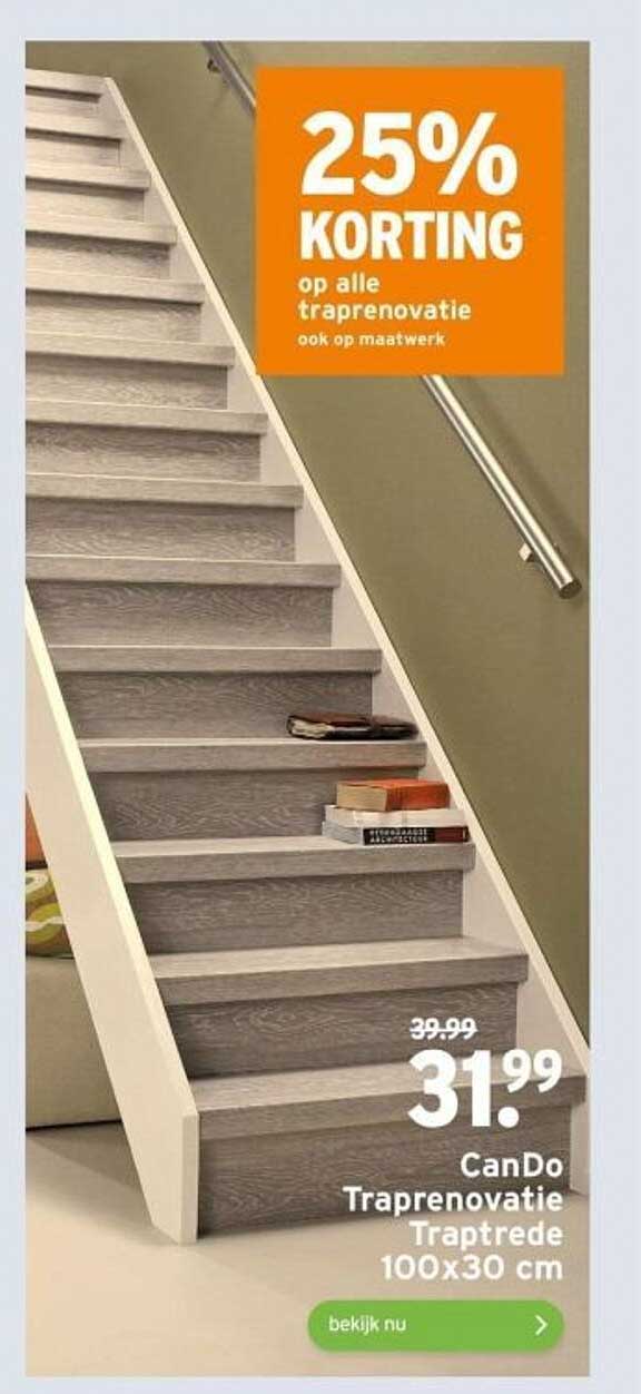 CanDo Traprenovatie Traptrede 100x30 Cm 25 Korting Aanbieding Bij 