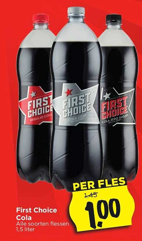 First Choice Cola Aanbieding bij Vomar - 1Folders.nl