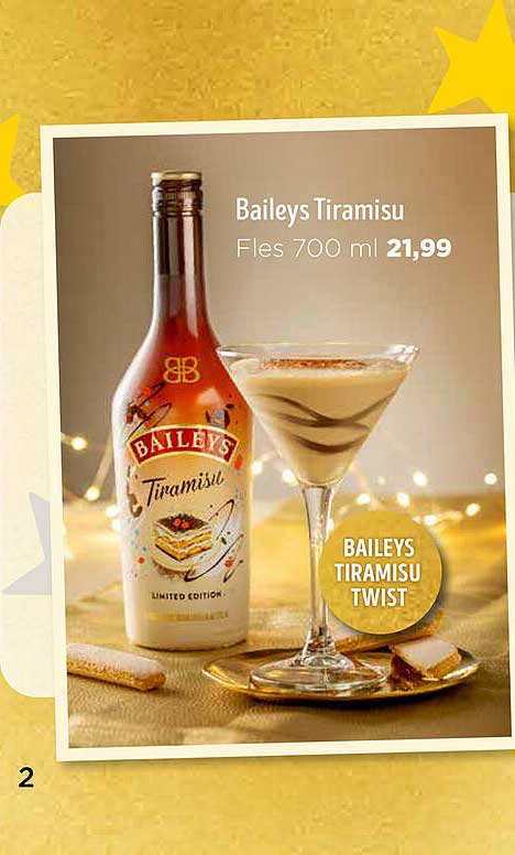 Baileys tiramisu recept