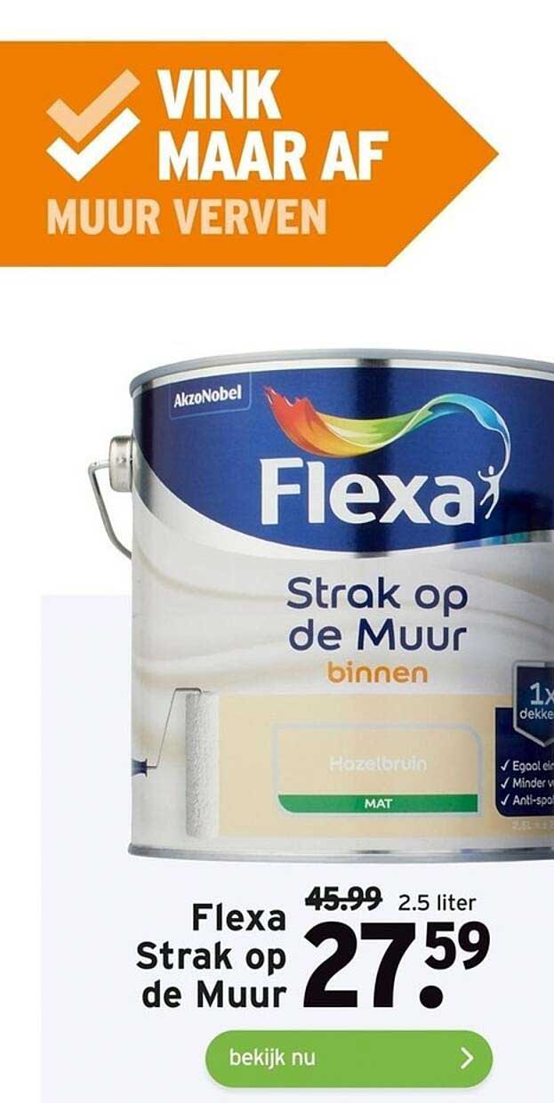 Flexa Strak Op De Muur Aanbieding Bij GAMMA 1Folders Nl