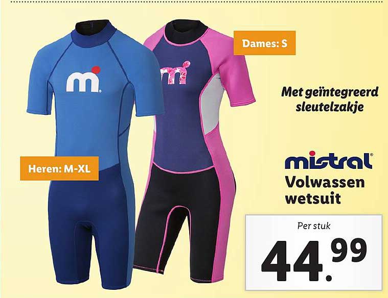 Mistral Volwassen Wetsuit Aanbieding bij Lidl 1Folders.nl