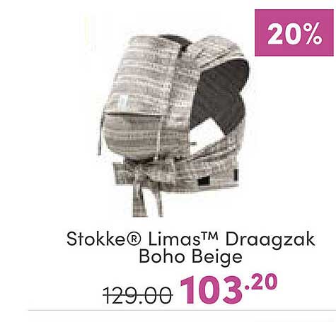 Stokke® Limas™ Draagzak Floral Beige | Baby & Tiener Megastore Stokke® Limas™ Draagzak Floral Beige | Baby & Tiener Megastore