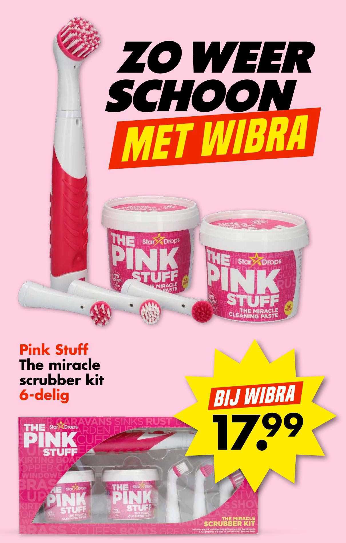 Kit Pink Stuff scrub - Wibra Belgique - Vous faites ça bien.