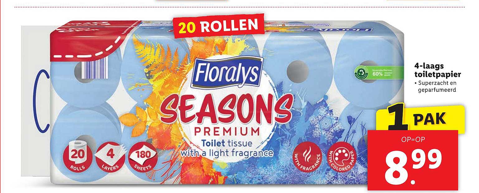 Floralys Laags Toiletpapier Aanbieding Bij Lidl Folders Nl