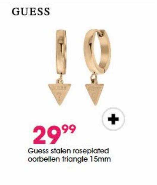 roseplated oorbellen