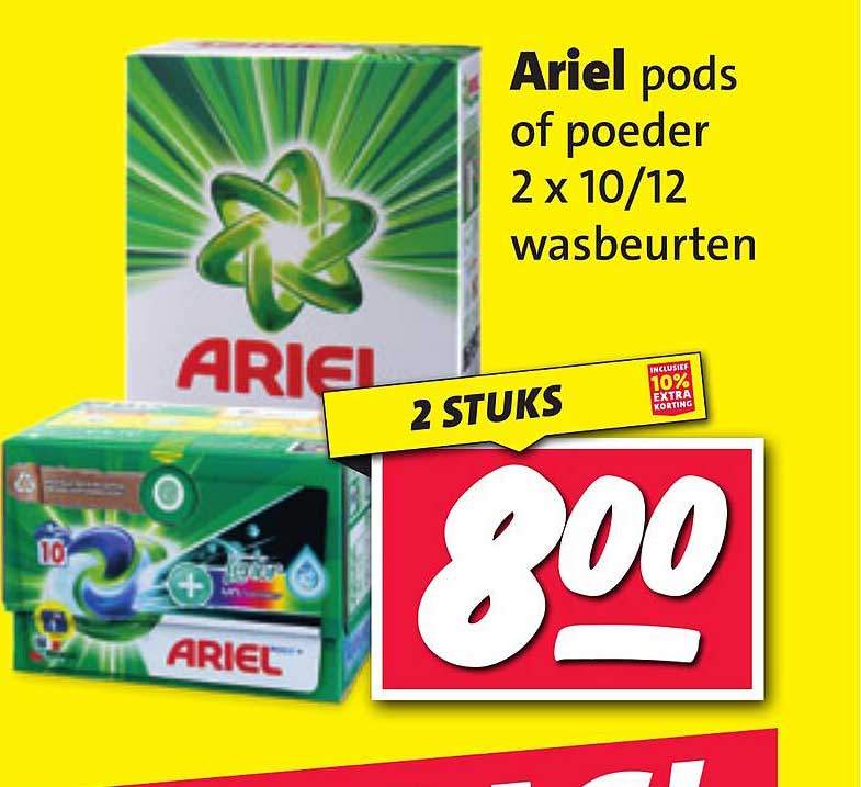 Ariel, Lenor of Dreft aanbieding bij Spar