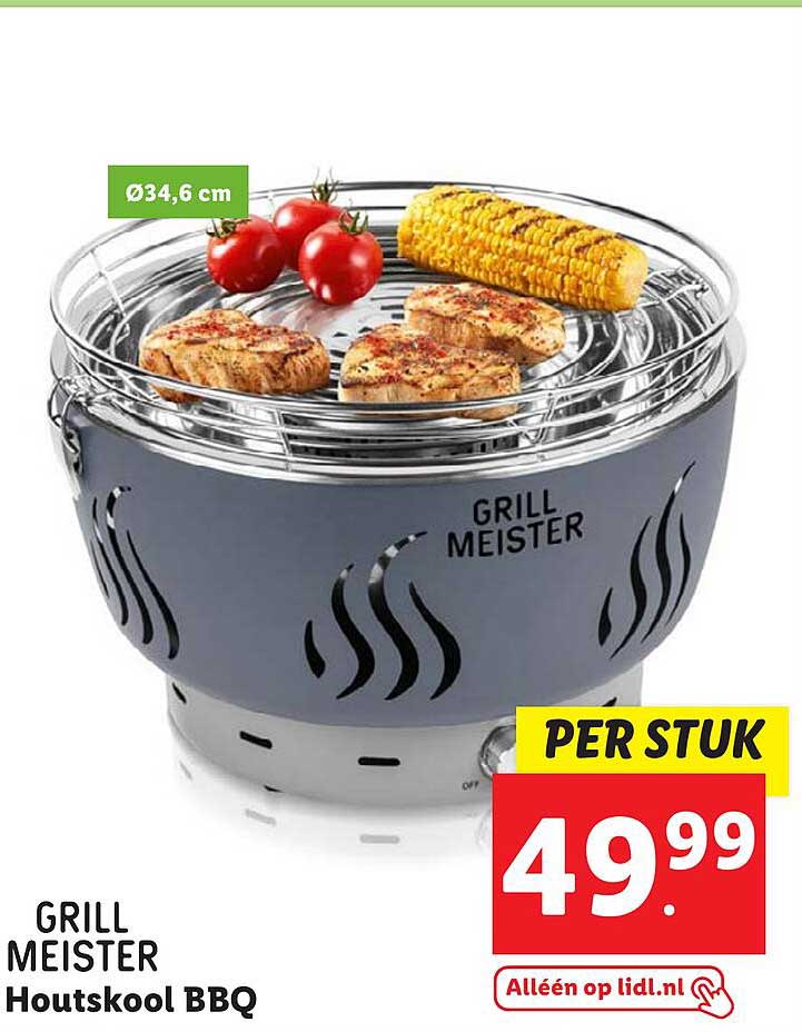 Grill Meister Houtskool Bbq Aanbieding bij Lidl 1Folders.nl