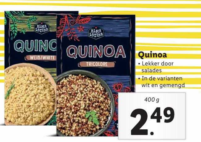 Alma Latina Aanbieding Quinoa Lidl bij