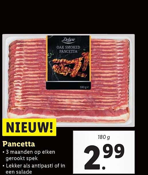 Deluxe Pancetta Aanbieding bij Lidl 1Folders.nl