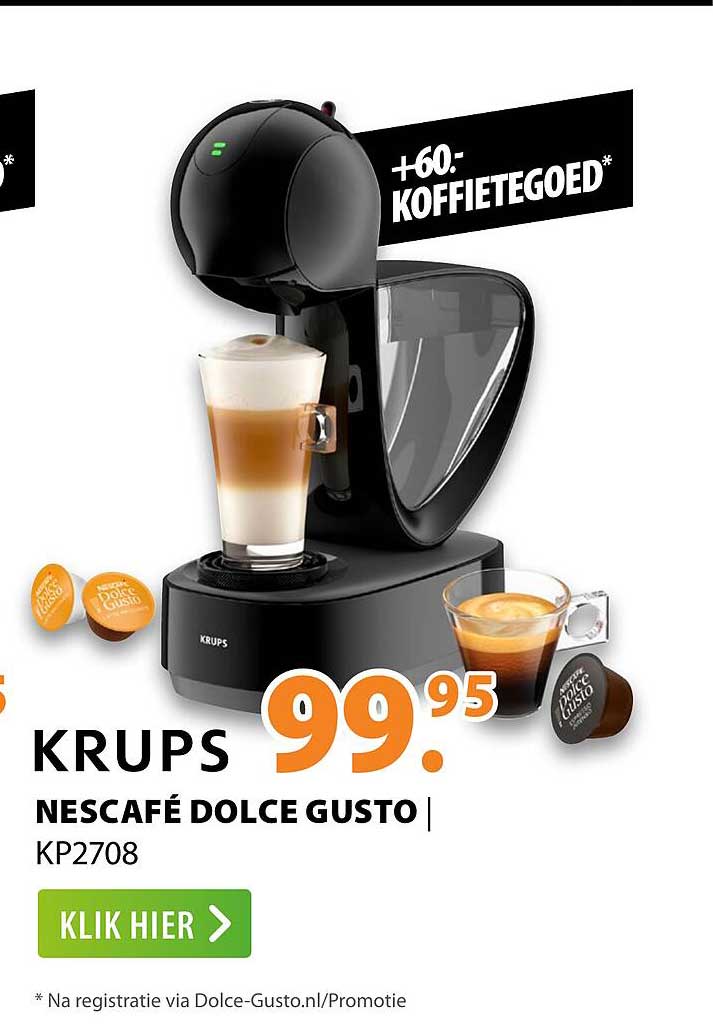Krups Nescafé Dolce Gusto KP2708 Aanbieding bij Expert 1Folders.nl
