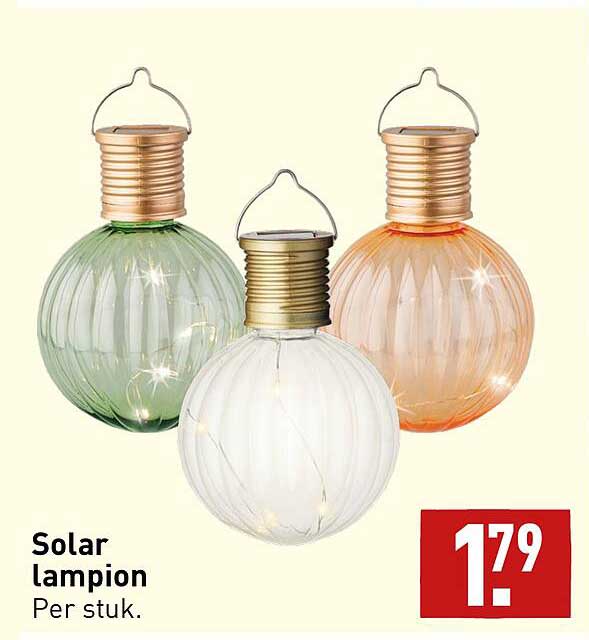 Solar Lampions Aldi