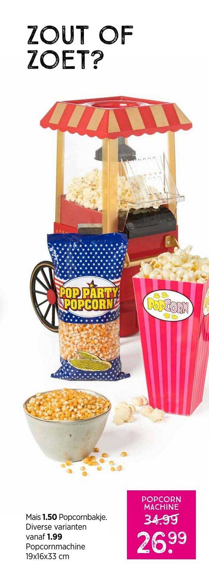 Popcorn Machine Aanbieding bij Xenos 1Folders.nl