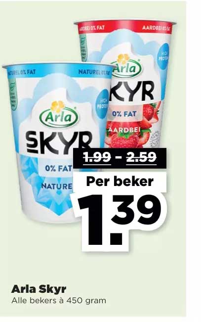Arla Skyr Aanbieding bij PLUS - 1Folders.nl
