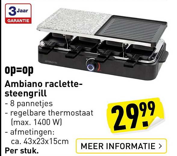 DOMO DO9190G Raclette, 8 Personen, Spülmaschinengeeignet, schwarz