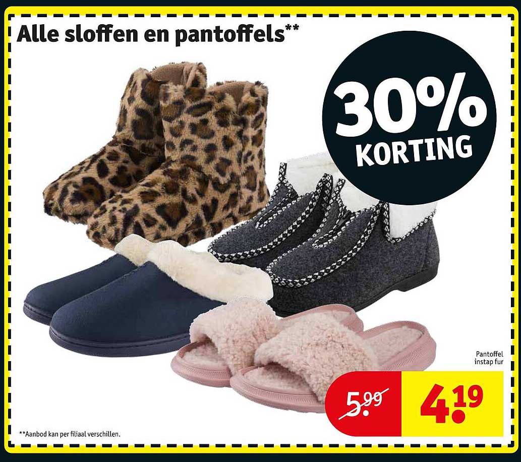 Blenzo discount pantoffels kruidvat