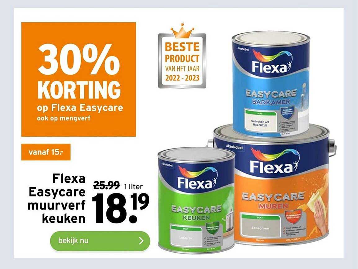 Flexa Easycare Muurverf Keuken Aanbieding Bij GAMMA 1Folders Nl