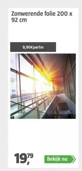 Zonwerende Raamfolie – 200 X 60 Cm | UV-bescherming | Inkijkbescherming Van Binnenuit | Doorzichtig Van Binnen, Spiegelend Van Buiten