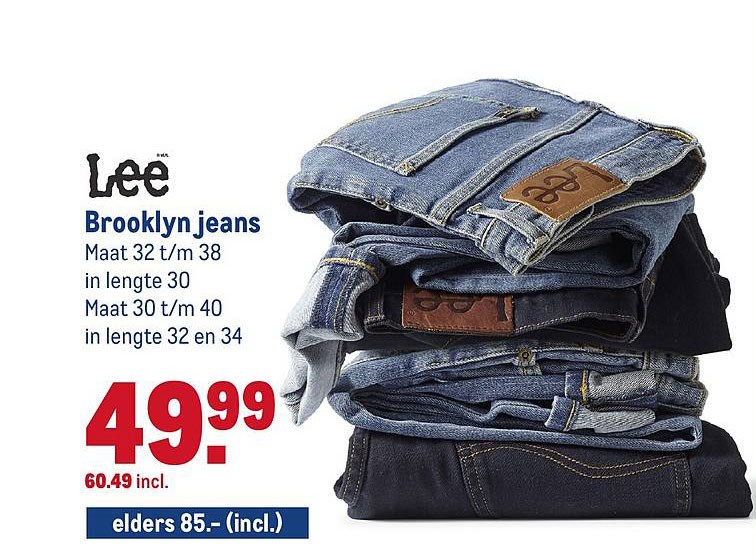 Lee Brooklyn Jeans Aanbieding bij Makro - 1Folders.nl