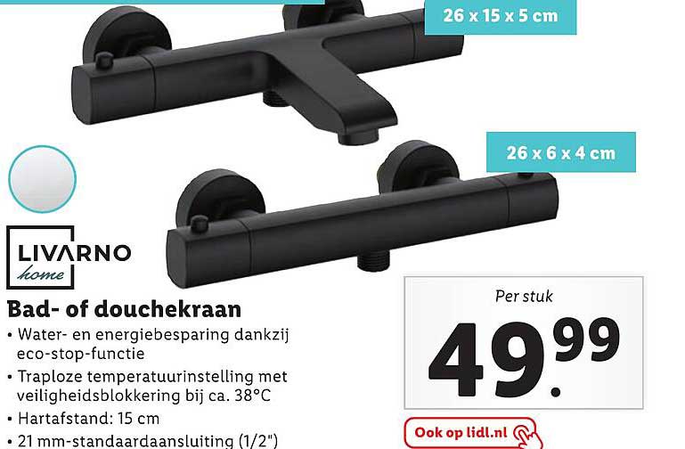 Livarno Home Bad Of Douchekraan Aanbieding bij Lidl 1Folders.nl
