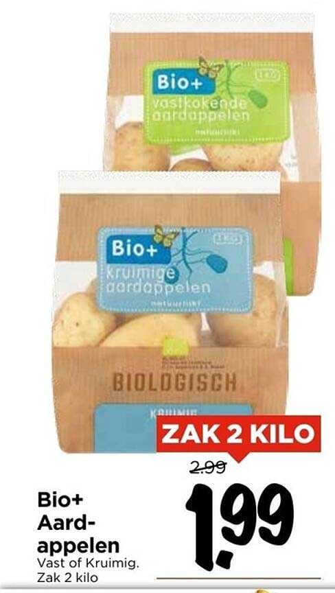 Bio+ Aardappelen Aanbieding bij Vomar - 1Folders.nl