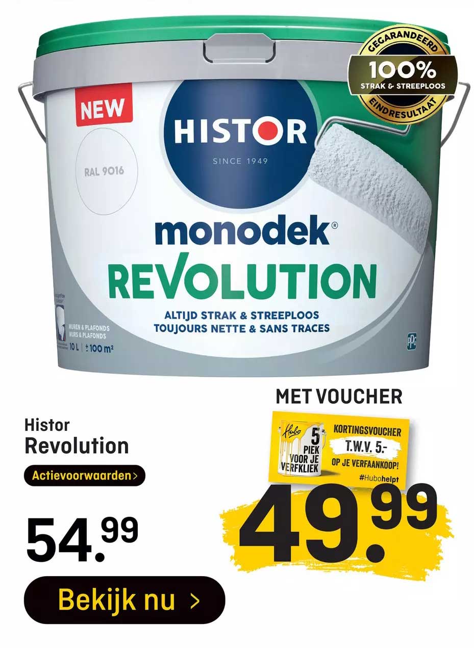 Histor Revolution Aanbieding Bij Hubo 1Folders Nl