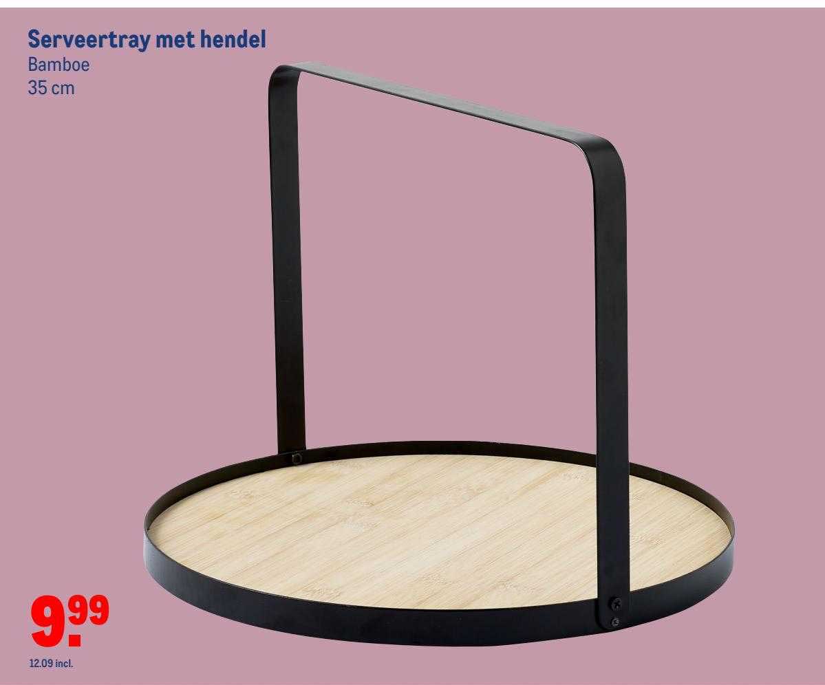 Serveertray Met Hendel Aanbieding bij Makro
