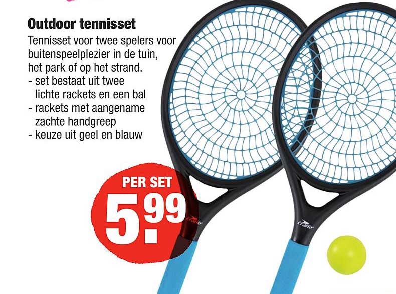Aldi Racket Outdoor Tennisset Aanbieding bij ALDI - 1Folders.nl