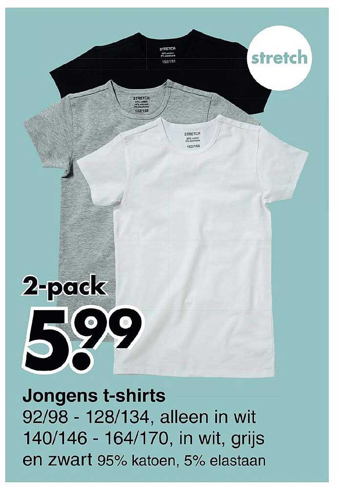 Jongens T Shirts Aanbieding bij Wibra 1Folders