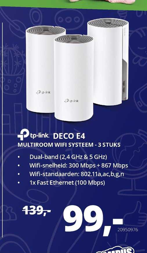 TP-Link Deco P9 2-pack WiFi Mesh Router AC1200 Powerline