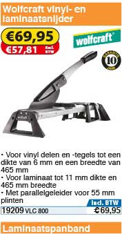 wolfcraft Laminatschneider LC 100, 6933000 - Für einfache
