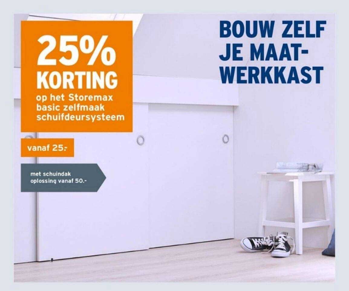Op Het Storemax Basic Zelfmaak Schuifdeursysteem Aanbieding Bij GAMMA 