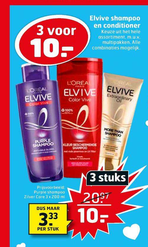 Elvive Shampoo En Conditioner Aanbieding bij Trekpleister 1Folders.nl