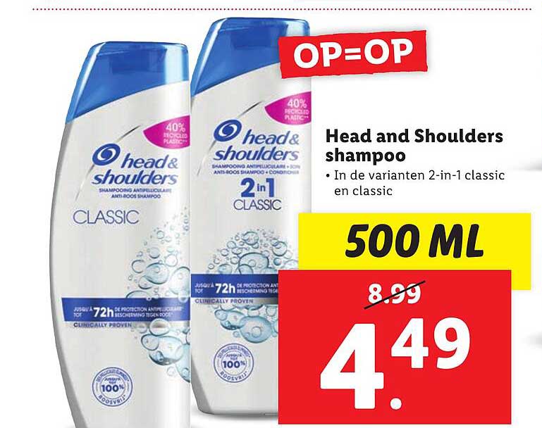 Head And Shoulders Shampoo Aanbieding bij Lidl 1Folders.nl