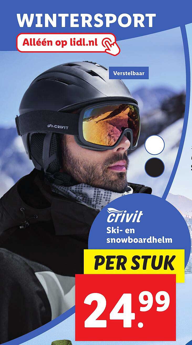 Crivit Ski- En Snowboardhelm Aanbieding bij Lidl - 1Folders.nl