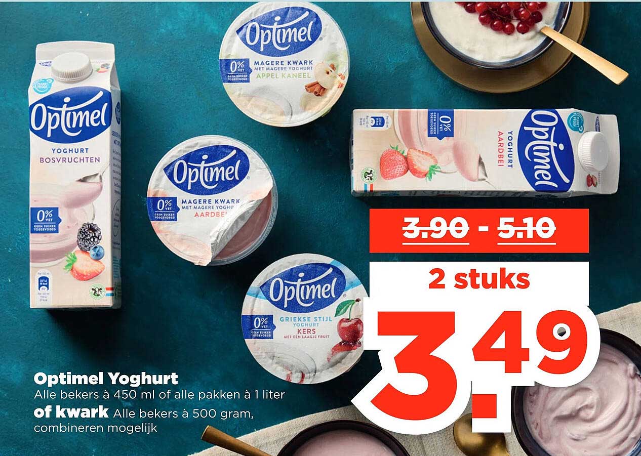 Optimel Yoghurt Of Kwark Aanbieding Bij PLUS - 1Folders.nl