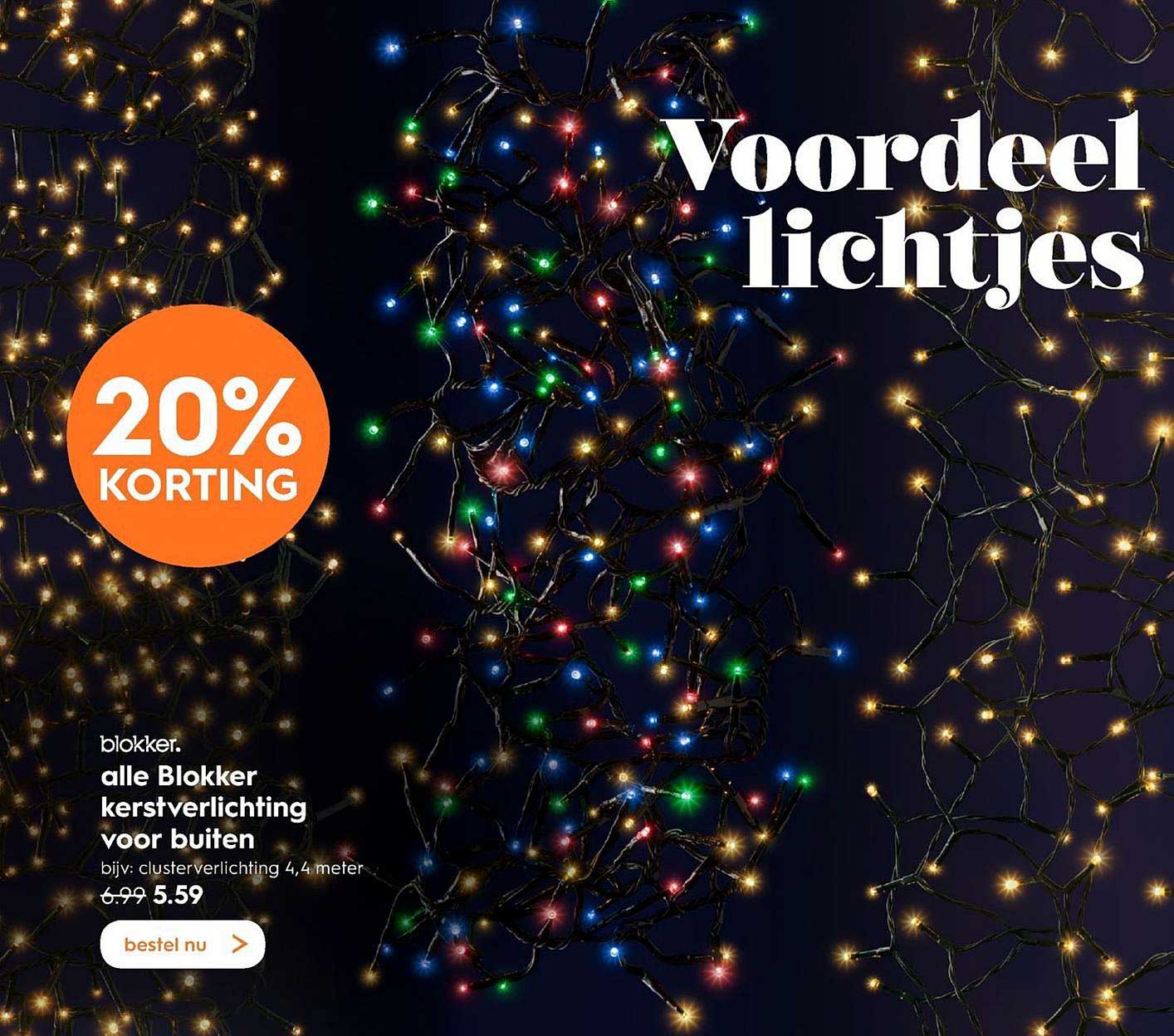 Alle Blokker Kerstverlichting Voor Buiten 20 Korting Aanbieding bij